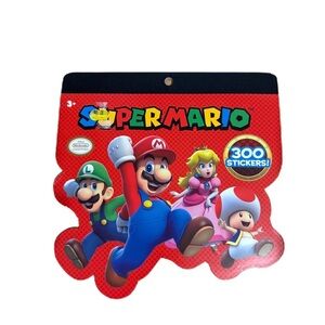 Nintendo Super Mario Sticker Set - Black and White NEW